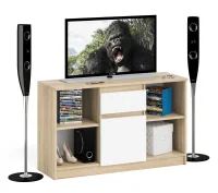 Тумба ТВ МТВ 1204.1 дуб сонома/белый Тумба ТВ МТВ 1204.1 дуб сонома/белый