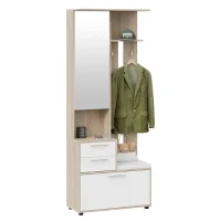 Шкаф-секция комбинированная Витра тип 1 дуб сонома/белый ясень