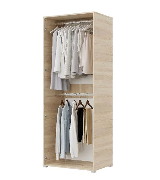 Шкаф 2-х створчатый Бостон 800 дуб сонома/белый