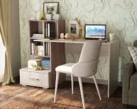 Стол компьютерный ПКС-10 ясень шимо темный/ясень шимо светлый