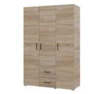 Шкаф Victor (Виктор) 3-х створчатый/2 ящика дуб сонома