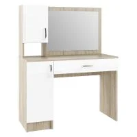 Стол макияжный Софи СМС 1100.1 дуб сонома/белый глянец