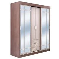 Шкаф-купе Андрей-1 ясень шимо темный/ясень шимо светлый