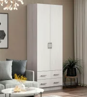 Шкаф 2-х створчатый Дуэт ясень анкор светлый