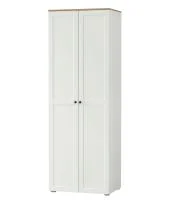 Шкаф Остин 13.224 белый шагрень/дуб крафт золотой