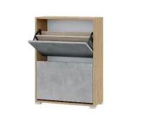 Обувница Домино дуб крафт золотой/бетон Обувница Домино дуб крафт золотой/бетон