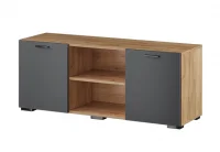 Тумба под ТВ Дублин гикори рокфорд/графит серый Тумба под ТВ Дублин гикори рокфорд/графит серый