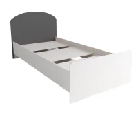 Кровать Лавис КРД 900.1 белый/графит софт