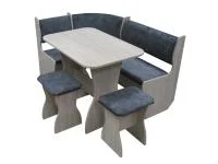 Комплект Аленка 5 ясень шимо светлый/велюр серый