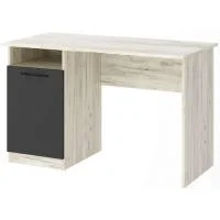 Стол письменный ПКС-12 дуб крафт белый/антрацит