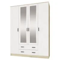 Шкаф комбинированный Лагуна-016 дуб делано/белый