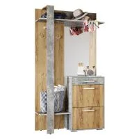 Вешалка Кензо крафт/бетон