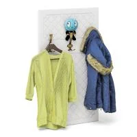 Вешалка П-6 белое дерево фрезеровка ромб Вешалка П-6 белое дерево фрезеровка ромб