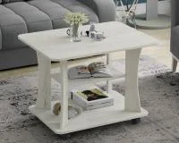 Стол журнальный тип 8 дуб крафт белый