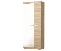 Шкаф Соната ШС-800 дуб сонома/белый глянец