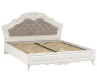 Кровать Кантри вудлайн кремовый/сандал белый