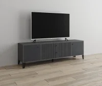 Тумба ТВ Парус-10 графит/гранит лофт