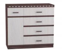 Комод 2 Ольга-13 ясень анкор темный/ясень анкор светлый