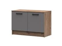 Тумба Машенька ТБ-202 дуб крафт табачный/серый графит