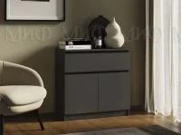 Комод Челси 800 (1 ящик 2 двери) графит