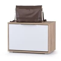 Тумба Куба 13.58 дуб сонома/белый премиум