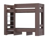 Кровать двухъярусная К2 София шимо темный