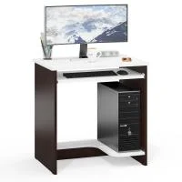 Стол компьютерный СК-11.1 венге/белый