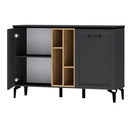 Комод Шарм К-2 антрацит/рамка