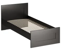 Кровать одинарная Сириус 90х200 венге