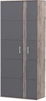 Шкаф Бостон №1 дуб серый/графит софт