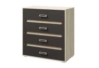 Комод Ким дуб сонома/графит