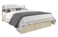 Кровать Софи дуб сонома/белый глянец