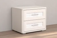 Тумба прикроватная Кэт-4 бодега/caiman белый