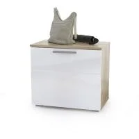 Тумба Лайн 13.234 дуб крафт серый/белый глянец Тумба Лайн 13.234 дуб крафт серый/белый глянец