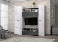 Гостиная Эмми анкор светлый/графит