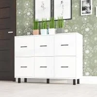 Комод 6 ящиков 127-1204 белый