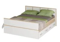 Кровать Сакура 1,6 дуб сонома/белый