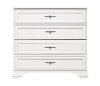 Комод с четырьмя ящиками Кентаки KOM4S белый