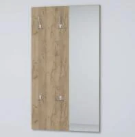 Вешалка с зеркалом Эго ВЗ-1 дуб крафт золотой Вешалка с зеркалом Эго ВЗ-1 дуб крафт золотой