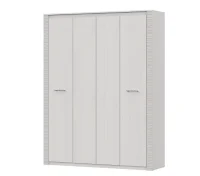 Шкаф универсальный 4х створчатый Гамма-20 ясень анкор светлый/сандал светлый