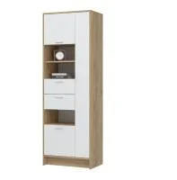 Шкаф Ирис ШК-05 дуб крафт золотой/белый