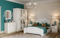 Спальня Александрина белый глянец