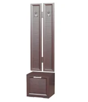 Тумба с вешалкой Корвет Люкс №22 венге