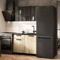 Кухня Эдинбург 1.0 железный камень/дуб крафт серый