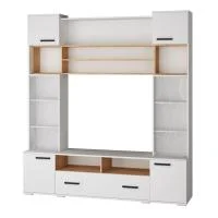 Центральная секция Оскар-18 ОГЦС-1 белый/дуб крафт золотой