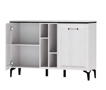 Комод Шарм К-2 ясень анкор светлый/рамка