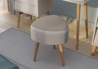 Банкетка 6-5134 Ева бежевая с рисунком