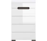 Комод Ацтека KOM5S/10/6 белый глянец