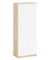 Шкаф двухдверный МШ 800.1 дуб сонома/белый