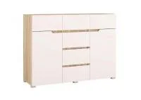 Комод Анталия 1200 дуб сонома/белый софт